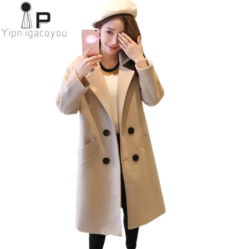 Korean Autumn winter women coats 2018 New Slim Especially elegant women ...