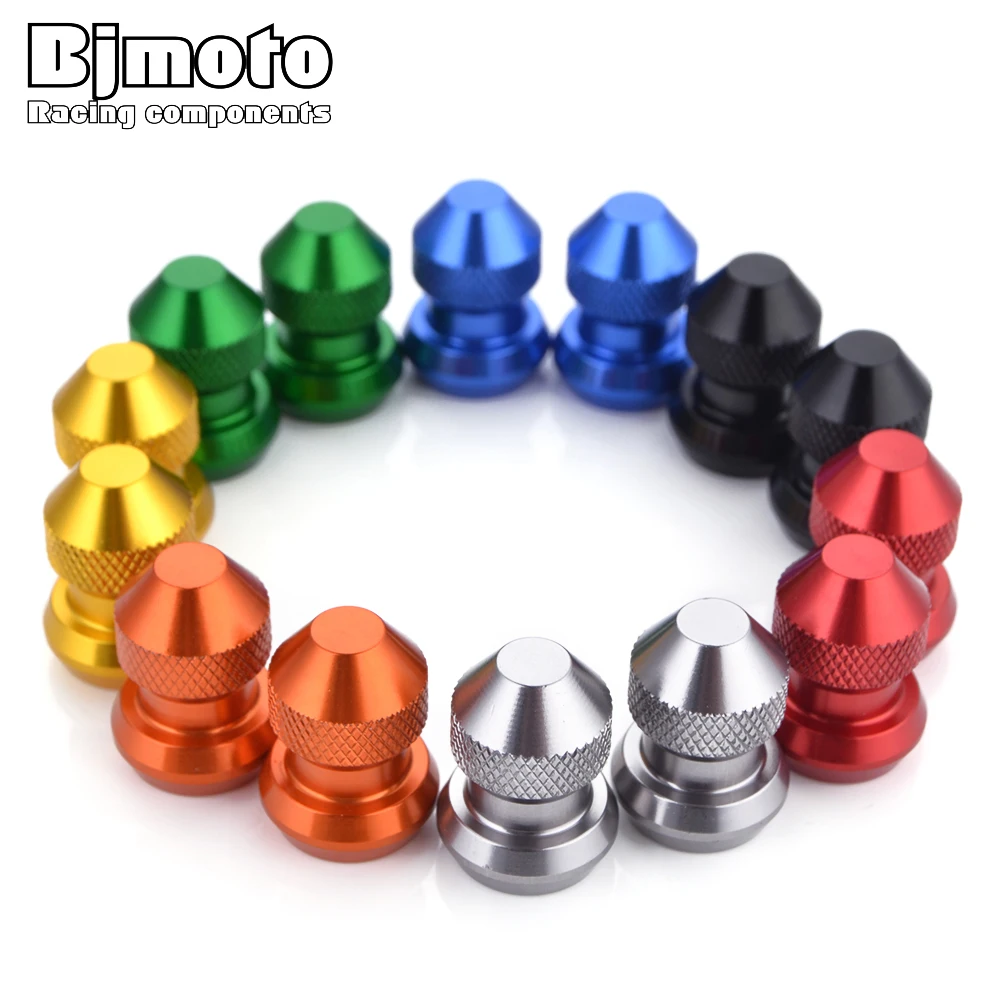 Goedkoop BJMOTO Aluminium Motorfiets Wiel Banden Kleppen Tyre Stem Air Caps Airtight Cover Stofdicht Cap Auto Styling Accessoires