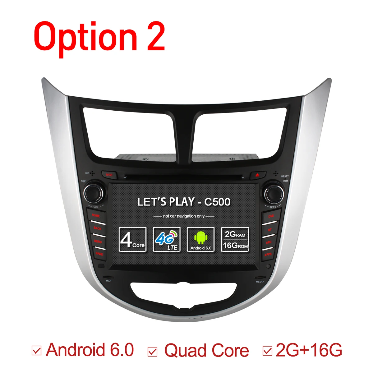 Ownice C500 Octa 8 Core Android 6 0 dvd плеер автомобиля для hyundai Solaris accent Verna i25 с gps BT радио Wi Fi 4G LTE