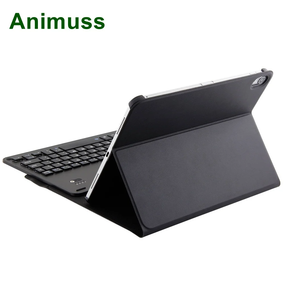 

Animuss Detachable Aluminum Bluetooth Keyboard For iPad Pro 11 2018 Ultra Thin Keyboard For iPad Protective Case Folio Keyboard