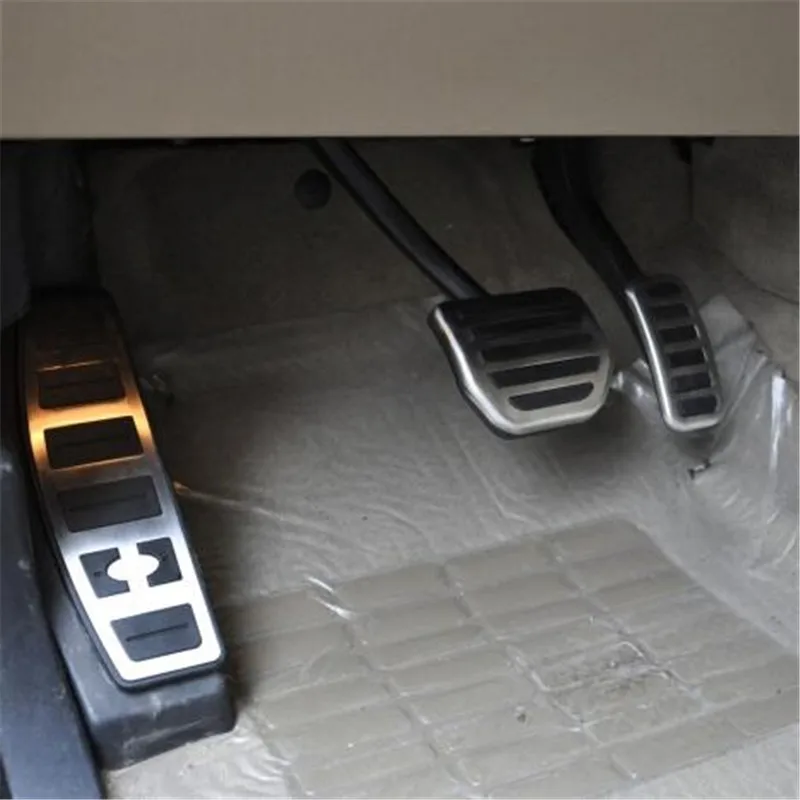 

No Drill Antiskid Pad Accelerator Gas Fuel Brake Foot Rest Pedal Fit For Range Rove Sport Discovery 3 4 LR3/LR4 2005-2013