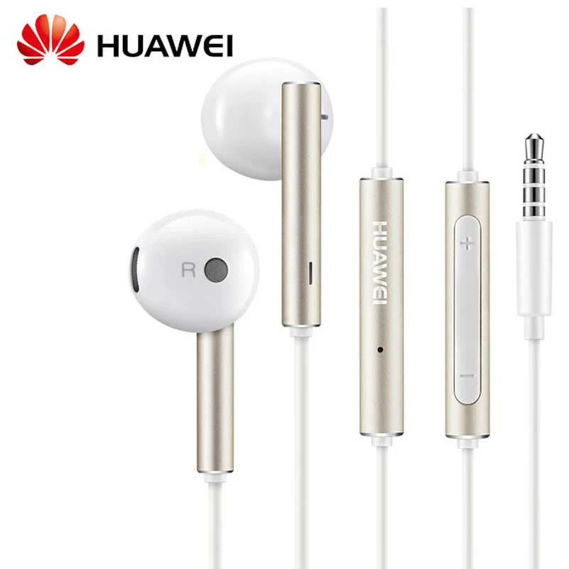Huawei AM116 наушники с микрофоном динамик регулировкой громкости металлическая