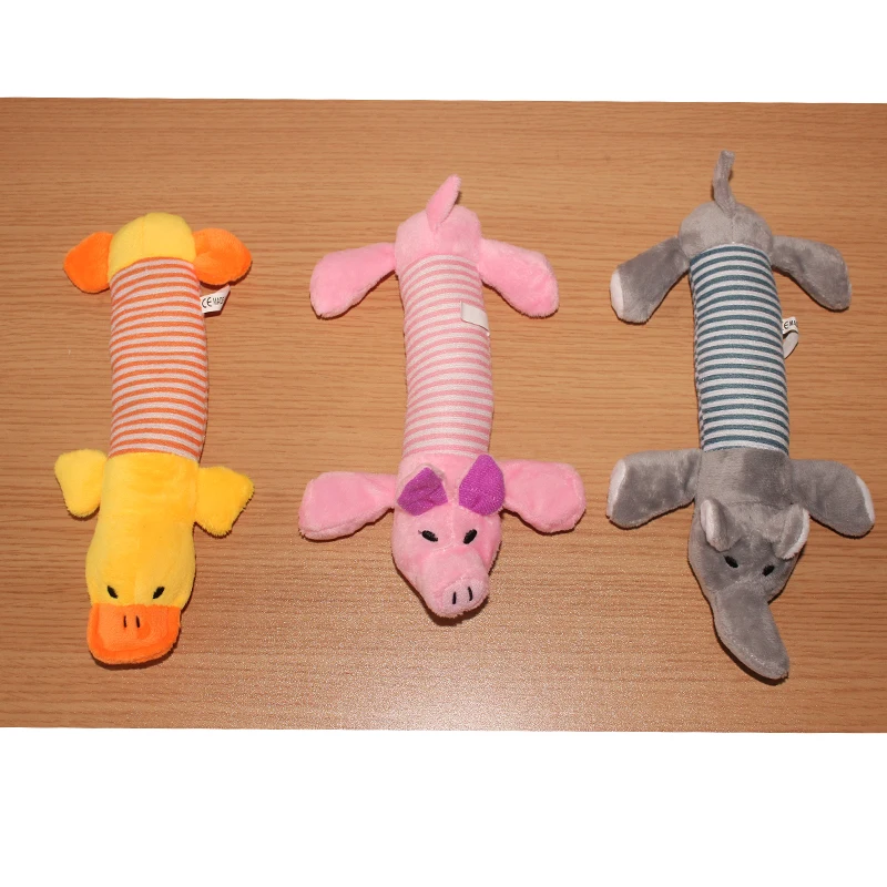 

Pets * dog toys, plush, playing, chewing, wool cleaning, durability, biting, squeaking, elephant, pig and duck toys
