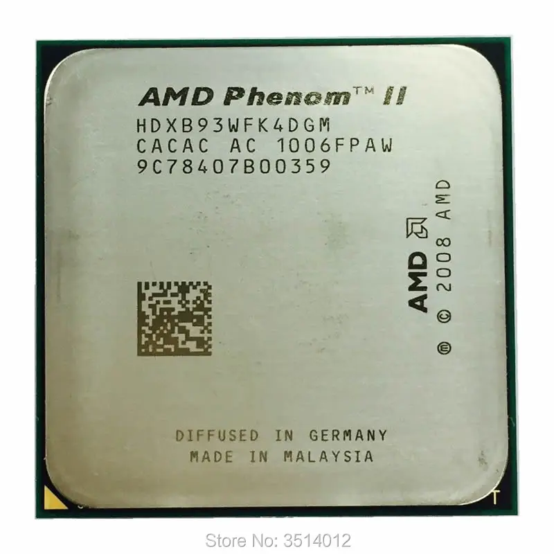Четырехъядерный процессор AMD Phenom II X4 B93 2 8 ГГц HDXB93WFK4DGM разъем AM3 | Компьютеры и офис