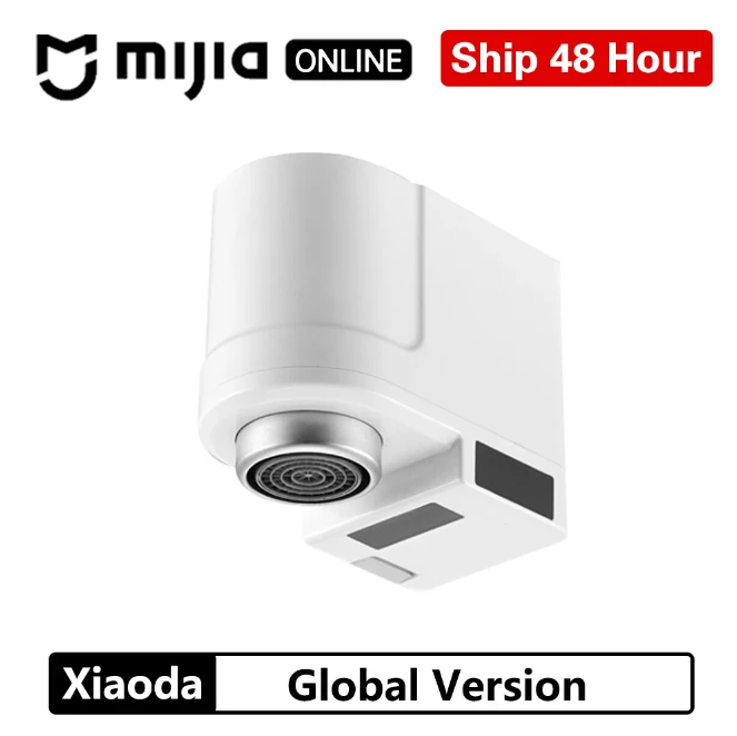 Xiaomi Zajia Индукционная водосберегающая интеллектуальная инфракрасная Индукционная вода кран анти-перелив поворотная головка водосберегающий кран с форсункой - Цвет: global version