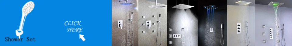 Дождевая и распыляющая душевая головка для ванной 100 В~ 240 В переменный ток светодиодный сенсорный экран контроль для ванной верхний смеситель для душа