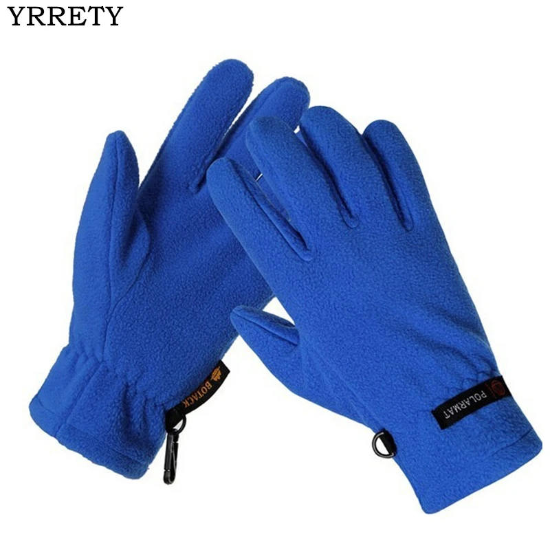 YRRETY 2018 модные брендовые зимние мужские женские уличные спортивные перчатки для отдыха сохраняющие тепло флисовые ветрозащитные перчатки