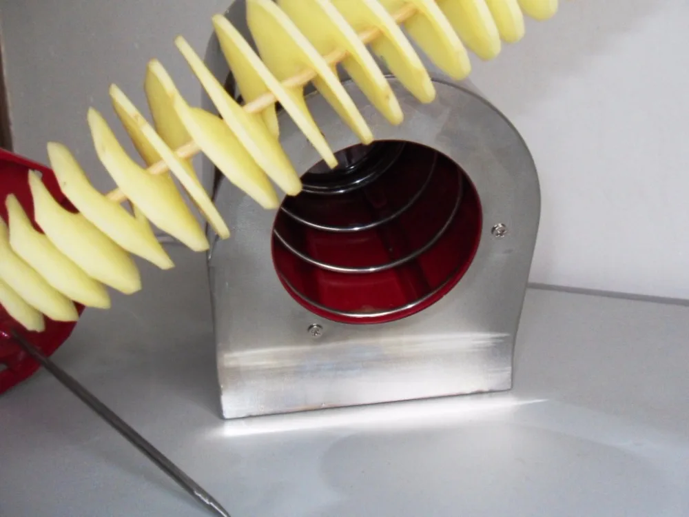  2017 New 3 in 1 sausage tool stainlesssteel Tornado Twist Potato Machine Spiral Potato Chipper Pota - 32796696600
