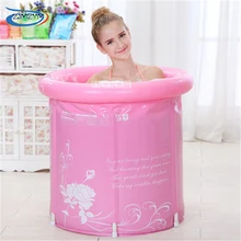 65*70 см Толстая Складная Ванна, надувная ванна с крышкой, бассейн для взрослых, Детская ванна YR6570 ПВХ пластиковый материал продукция для ванной комнаты