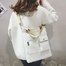 Новая женская Холщовая Сумка Переносные сумки тоут Высококачественная сумка на плечо Модные дорожные сумки через плечо для дам сумки-мессенджеры