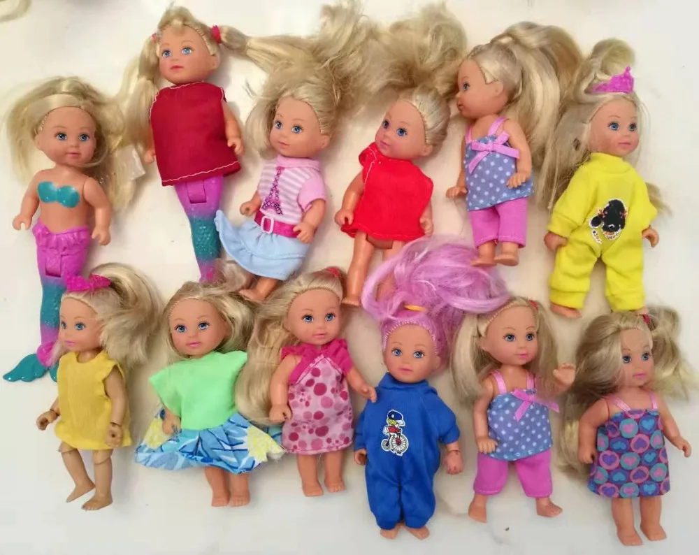 3 шт./партия смешанные стили оригинальные куклы Келли SIMBA EVI милые куклы для малышей отличные подарки Мини-куклы
