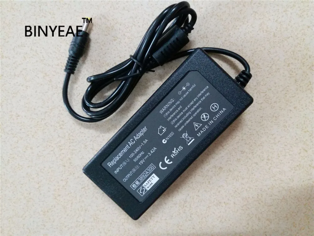 19V 3.42A 65W AC адаптер Зарядное устройство для Acer Aspire E15 ES1 512 C96S E5 571 57BR|charger for acer aspire|19v