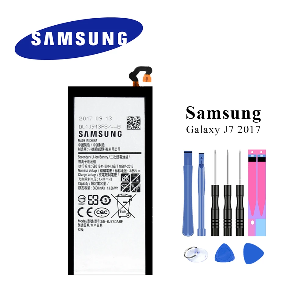 Оригинальная резервная батарея аккумулятор для Samsung Galaxy J7 2017 телефон Pro J730FM J730G J730K