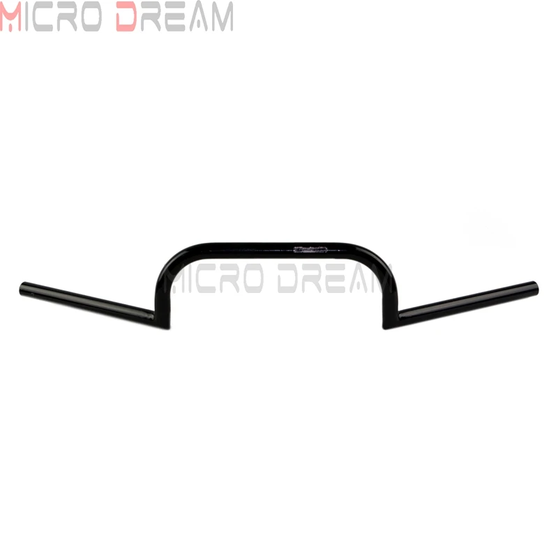 Черный 1 ''/25 мм мотоцикл Clubman Руль Кафе Racer 4&quot Rise Handle Bars для Harley Dyna Softail Touring Bobber