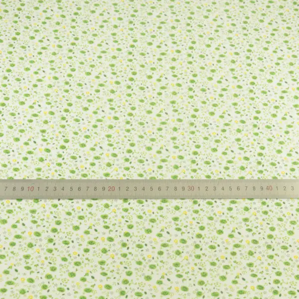 Booksew 100% хлопчатобумажная ткань для шитья светильник зеленая Цветочная