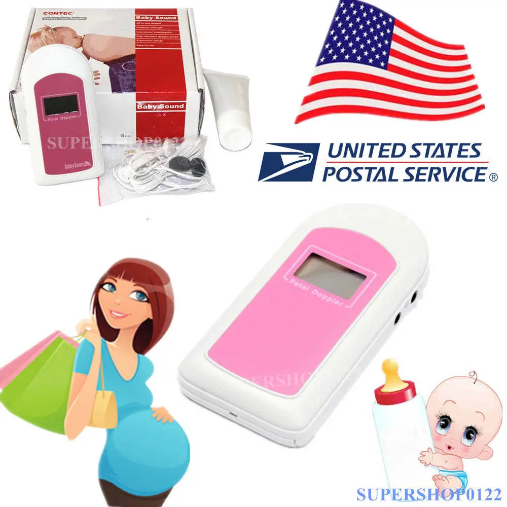 

5 pic Factory FDA USA SellerFDA Promotion, CONTEC Fetal Doppler, Baby heartbeat Monitor, US Seller