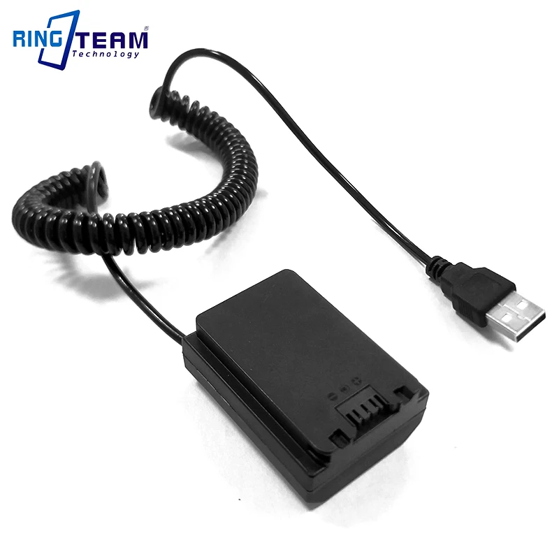 NPFZ100 NP FZ100 USB Спиральный кабель адаптер DC муфта для камеры Sony ILCE 9/ILCE9/a9/ILCE 7RM3/ILCE7RM3/a7RM3