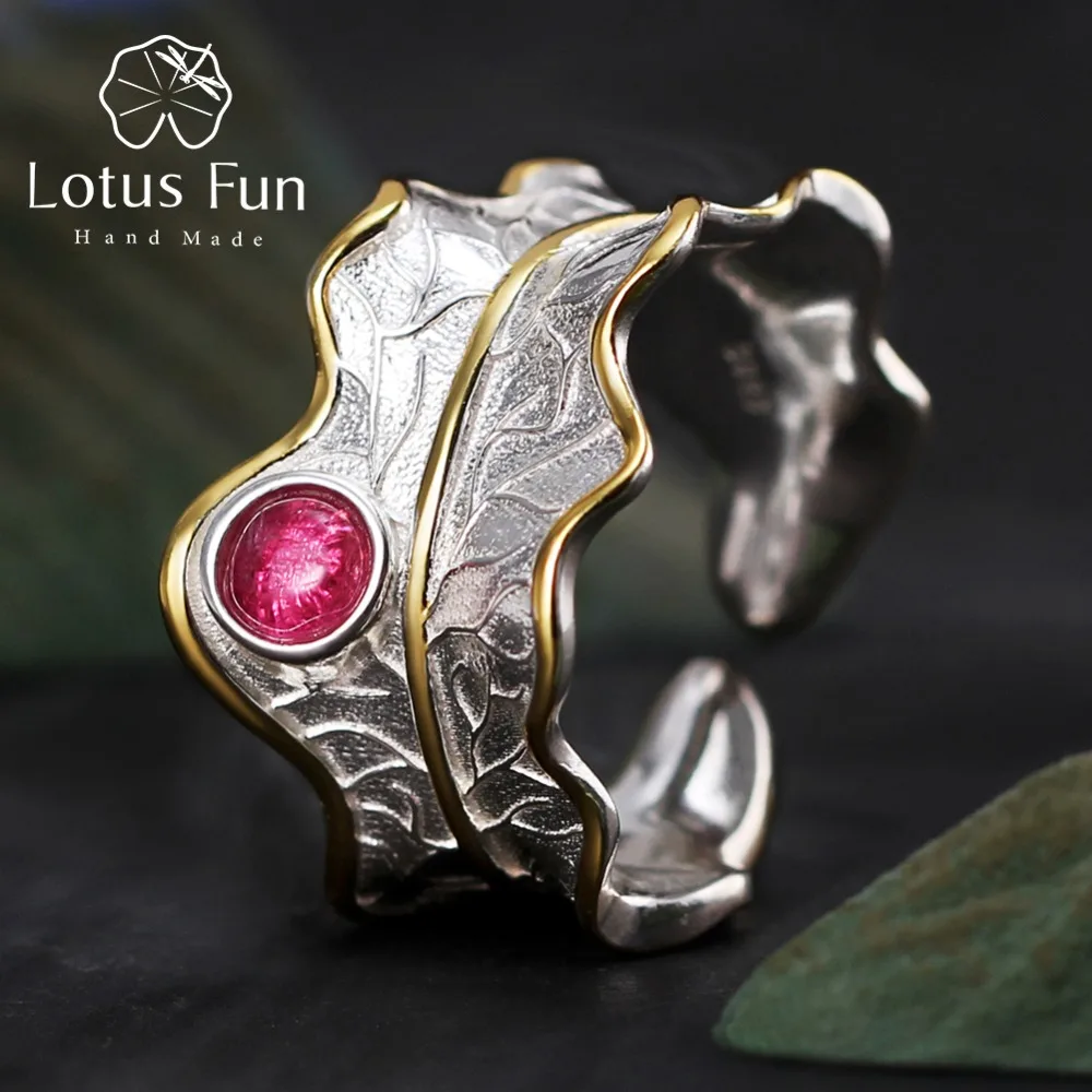 Natural Amethyst Gemstones Solid 925 Sterling Silver Handmade Leaf Rings