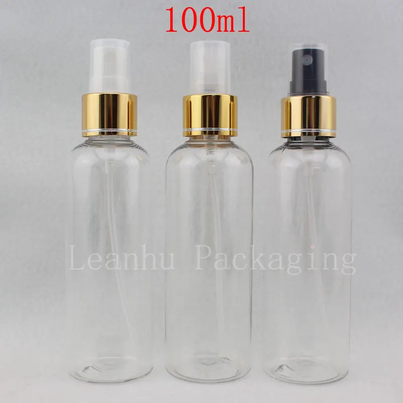 

100ml X 50 Spray Perfume Plastic Bottle , 100cc Makeup Setting Spray Pump Container Refillable Bottles Mist Spray Travel Bottle