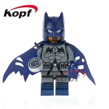 50 шт. PG387 Супер Герои Бэтмен Банши Харли Квинн Черная пантера Бэйн кирпичи образование строительные блоки детский подарок игрушки