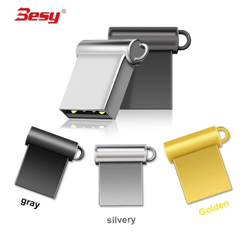 

BESY Small Mini Usb Flash Drive High Speed Pen Drive 4GB 8GB 16GB Memory Usb Stick 2.0 Pendrive 32GB 64GB Flash Drive