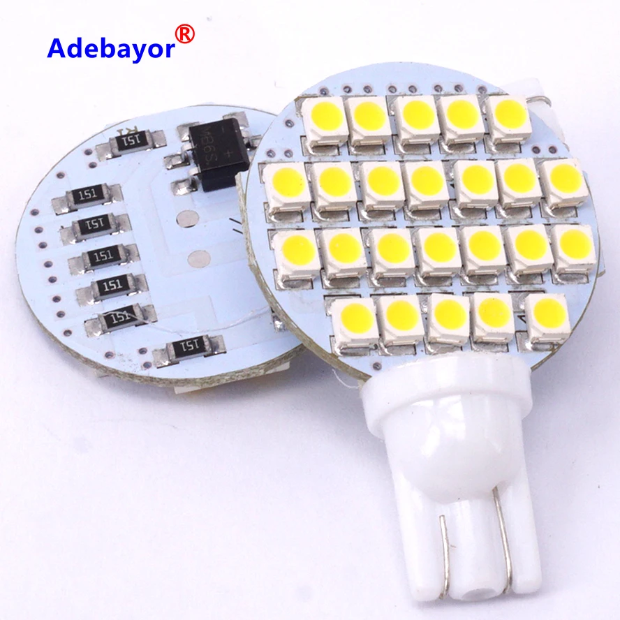 10 шт. T10 194 921 автомобильный Стайлинг W5W 24 1210 SMD СВЕТОДИОДНЫЙ RV светодиодный 12 В парковочный ландшафтный светильник автомобильный Светодиодный Боковой светильник лампа DC12V теплый белый