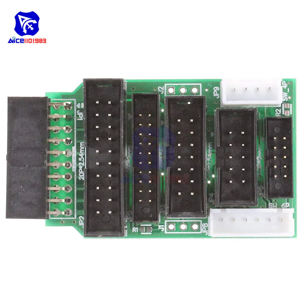 Эмулятор V8 JTAG адаптер преобразователь для J Link с 8 шт. 4 контактный 6 10 20 серый