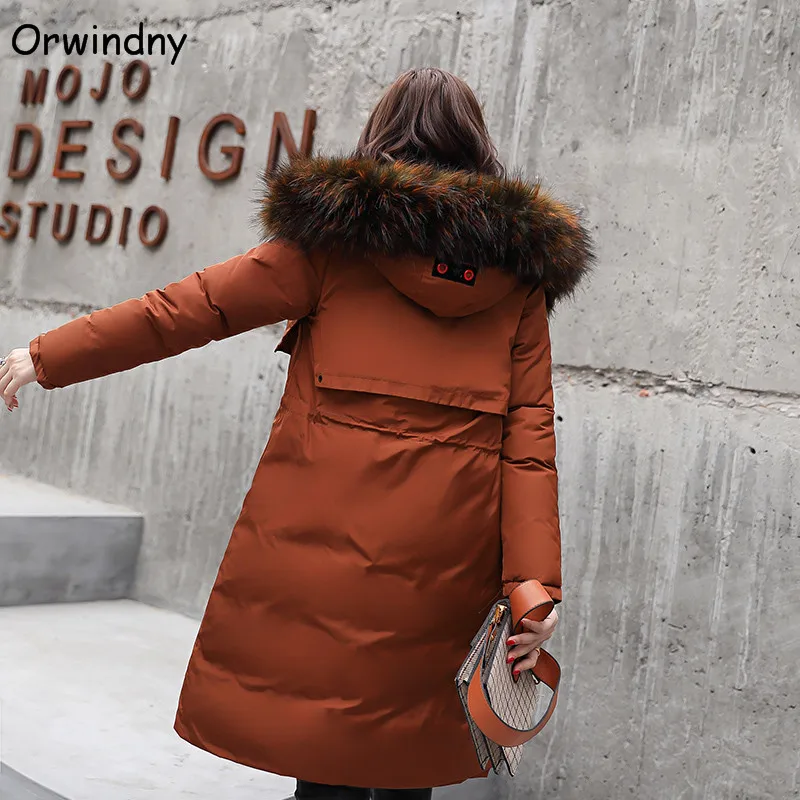 caramel Colour Orwindny Épais Vestes Manteau Taille Parkas Plus Capuchon Slim Chaud Vêtements Noir D'hiver Femmes Ouatée De 2018 Femelle À Rembourré gris La New Fourrure Coton wr0rqS4