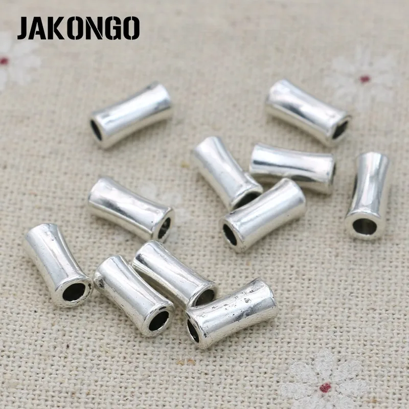 JAKONGO антикварные посеребренные разделительные бусины ведра для изготовления