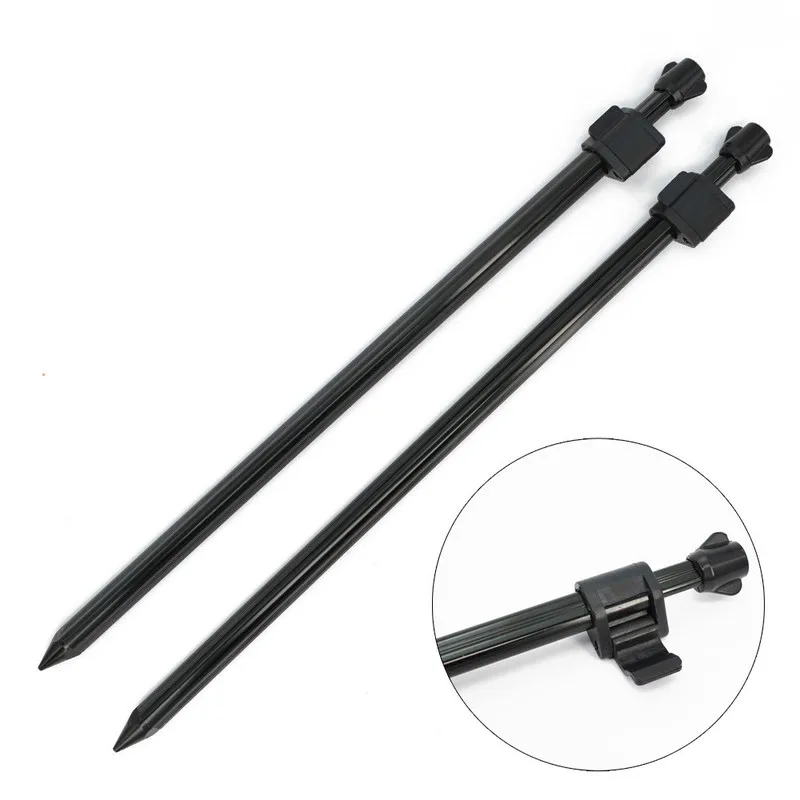 

2pcs Large 30-44cm 50-90cm Aluminum Alloy Fishing Bankstick Adjustable Carp Fishing Bank Stick Fishing Rod Pod Rest