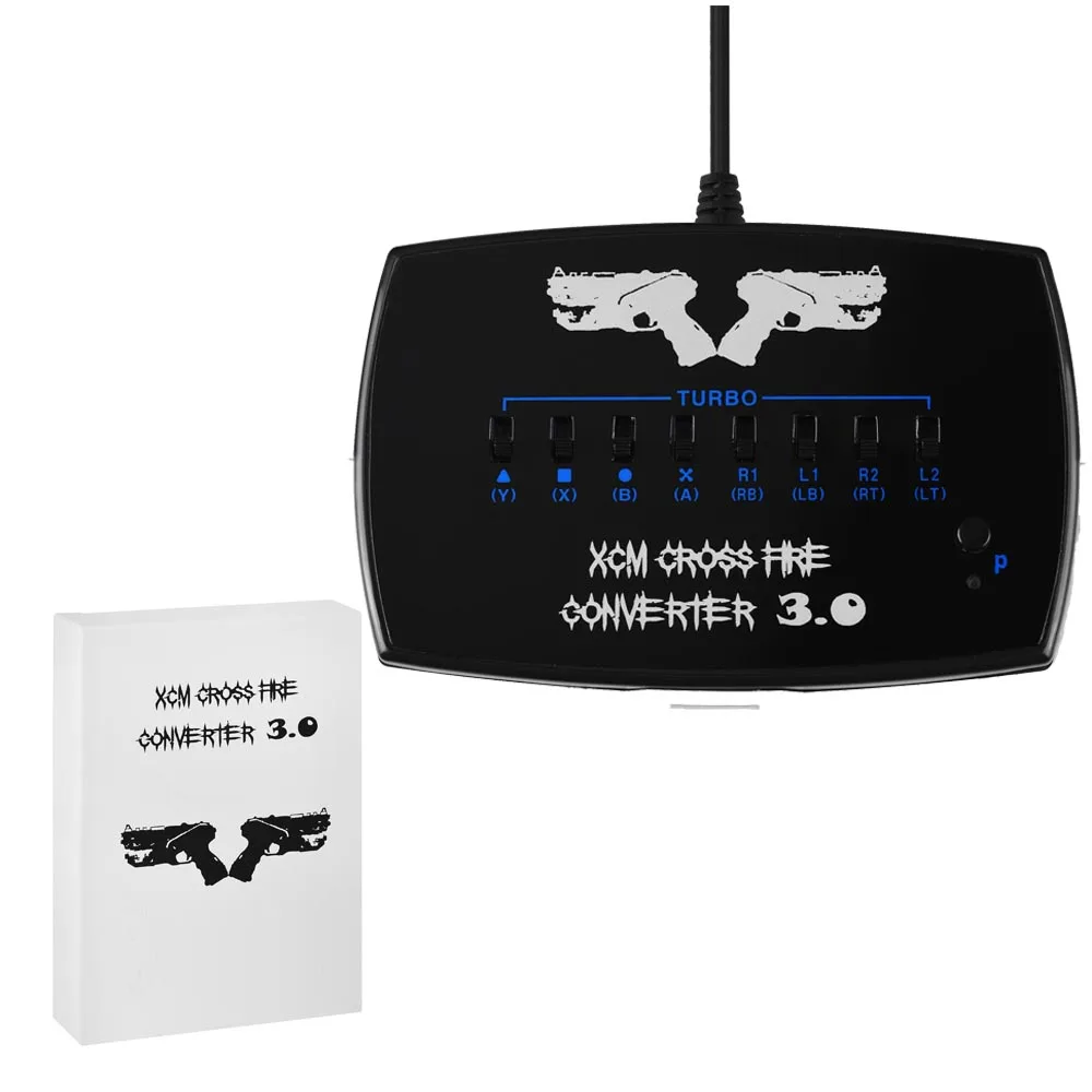 

XCM Cross Fire Converter 3.0 for Dualshock 3 4 for PS4/for Xbox 360/One Elite controller for Joystick for Horipad 4
