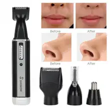 ЕС Plug 4 в 1 Многофункциональный Электрический Нос уха Триммер для бровей Борода инструмент для удаления волос