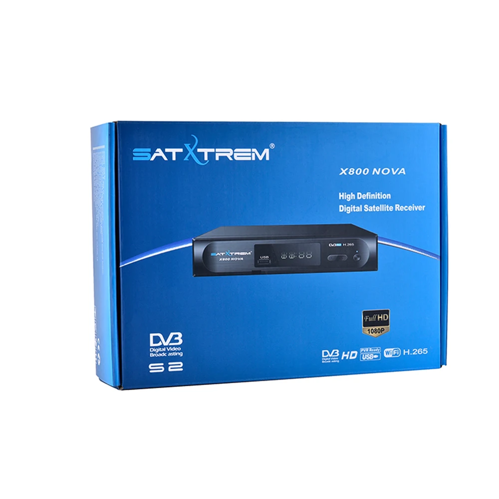 Ali3521 Chips SATXTREM X800 NOVA Satellite TV Receiver H.265 1080P HD DVB-S2 Support 1 Year 5 lines Cccam pk V8 NOVA Ali3521 Chips SATXTREM X800 NOVA Satellite TV Receiver H.265 1080P HD DVB-S2 Support 1 Year 5 lines Cccam pk V8 NOVA