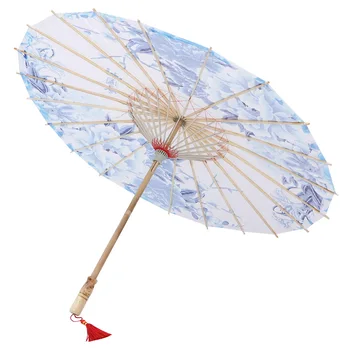 

Classical Oil Paper Umbrella Custom Water Town Classical Umbrella Not Rainproof Dance Chinese Style Craft Umbrella Prop