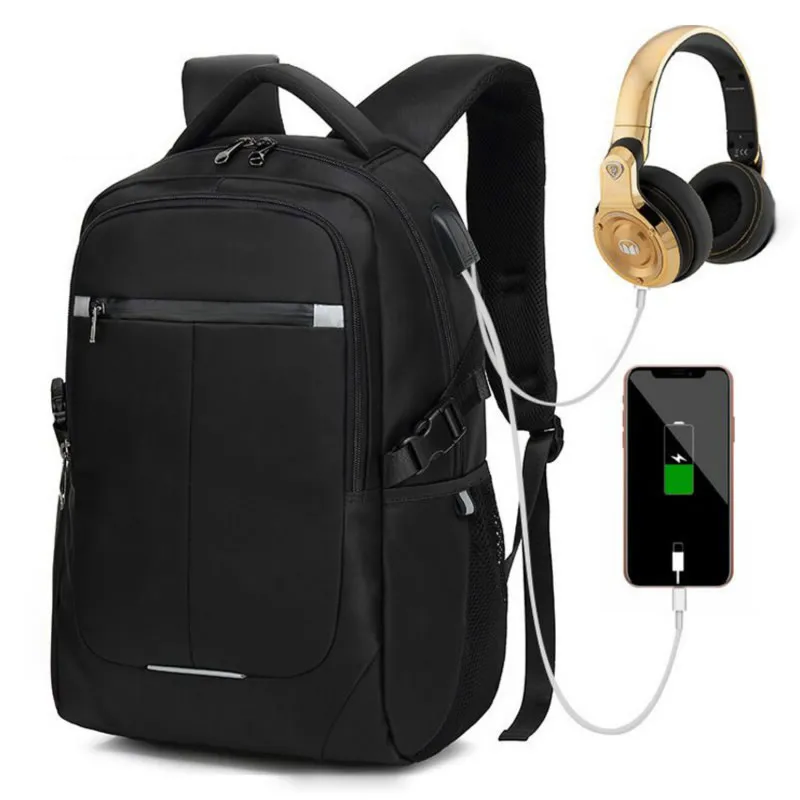 

2019 New Men Women Casual Backpacks Waterproof 15 Inch Laptop Backpack USB Large Capacity Girls School Backpack for Boys BB162