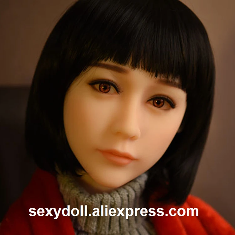 Full silicone TPE oral sex doll Head (3)