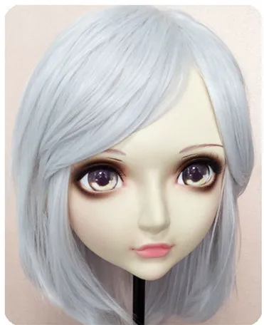(GL084) милая полимерная полуголовная BJD маска кигуруми с глазами Косплей Аниме
