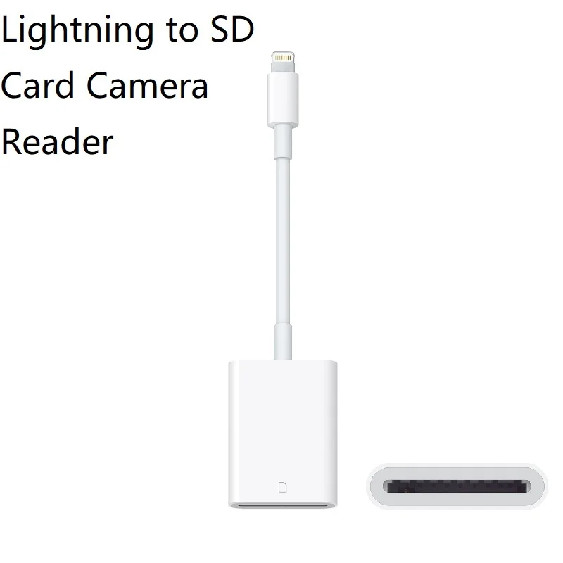 Lightning Sd Card Reader For Iphone 11 Pro Max,ipad,otg Adapter, Apple Camera Dongle 128gb 200gb Camera Video File - Mobile Phone Adapters & Converters - AliExpress