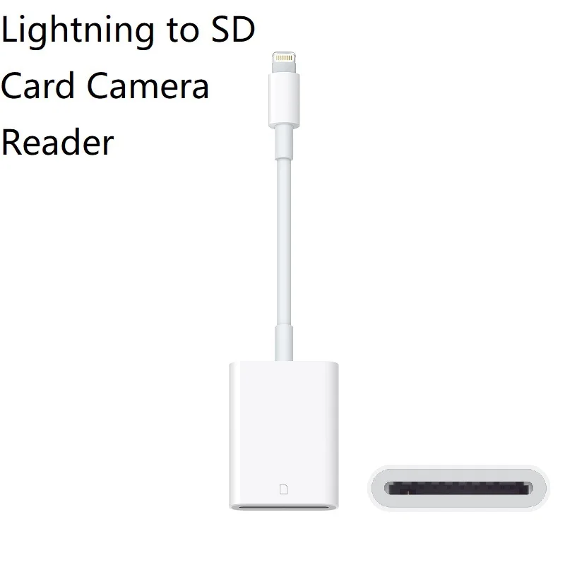 Устройство для чтения sd карт Lightning iPhone 11 Pro Max iPad OTG адаптер камеры Apple 128 ГБ 200