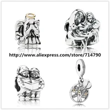 925 Sterling Silver Charm & Murano Glass Bead Sets with Box Fit European Jewelry Bracelets & Necklaces- Christmas Gift Sets