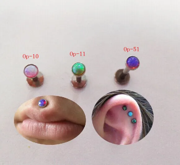 Buy 2015 Hot sale surgical steel 1.2*3mm opal internal