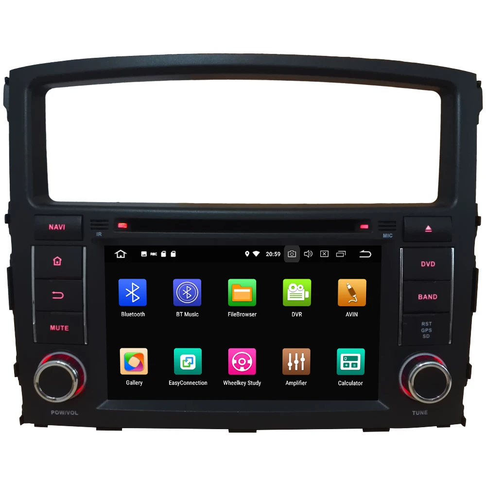 Flash Deal 7" Octa Core 4G WIFI Android 8.1 4GB RAM 64GB ROM Car DVD Multimedia Player Radio Stereo For Mitsubishi Pajero V97 V93 2006-2016 1