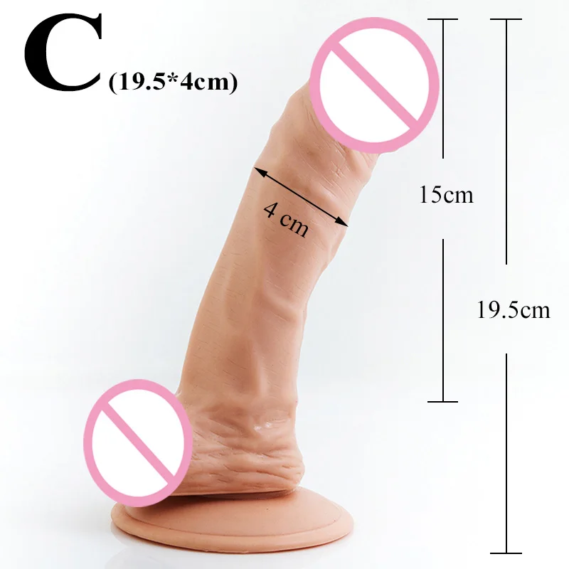 7 / 8 / 10 12 inches Dildo Rubber Penis Women Artificial Giant Long Suction Cup Anal Dildo Fake Penis Dick