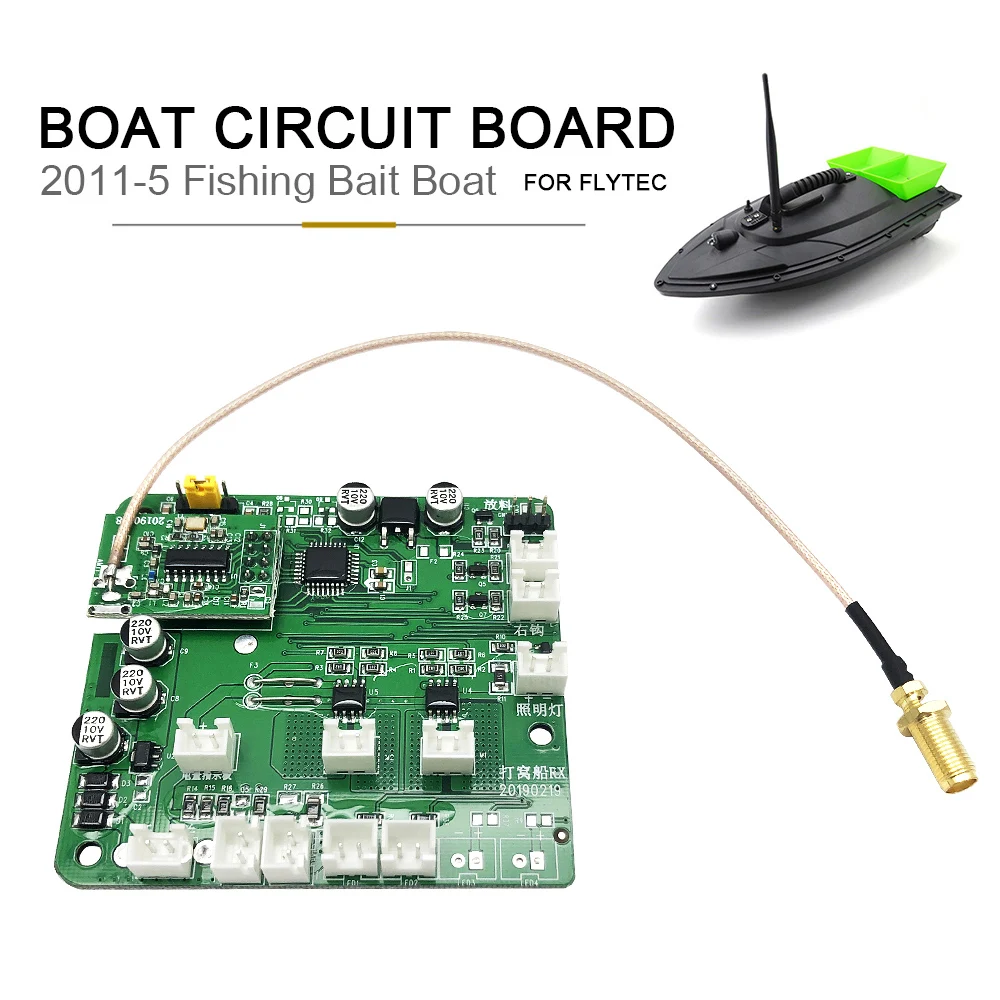 

RC Boat Circuit Board for Flytec 2011-5 1.5kg Loading Remote Control Fishing Bait Boat