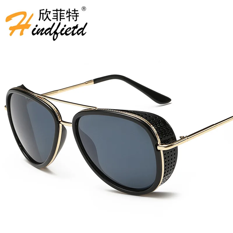 Retro tugging outdoor glasses