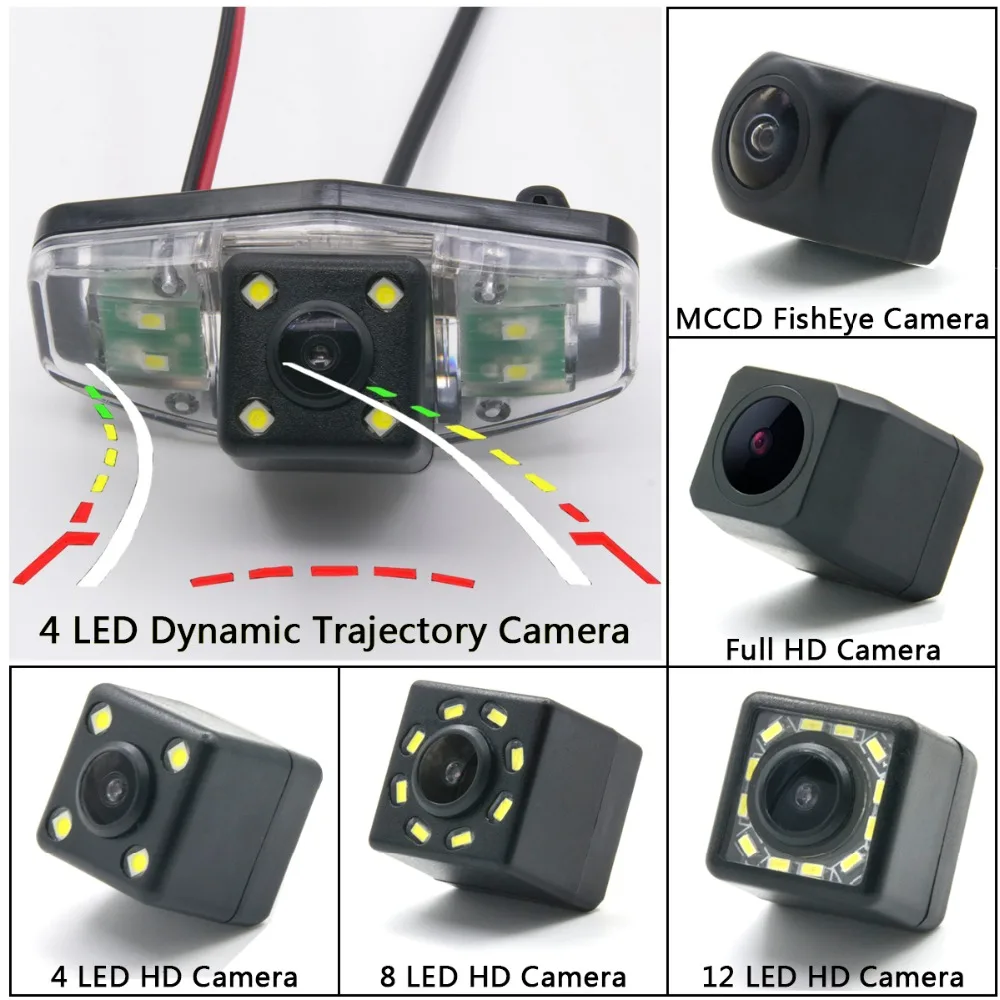 

Dynamic Trajectory Parking Car Rear view Camera for Honda Accord 2008 2009 2010 Civic Odyssey Backup Reverse Wireless Monitor