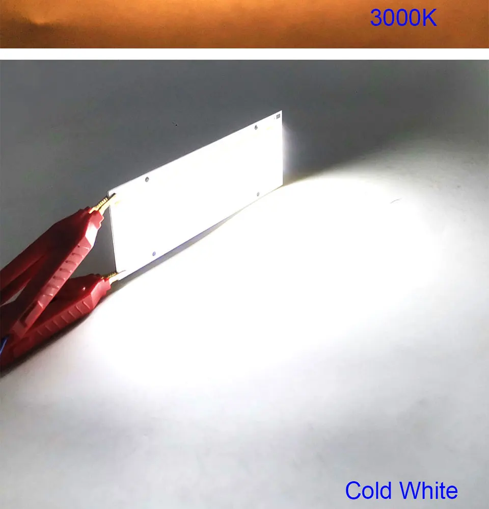 140x50mm LED Panel Light with Dimmer Warm Natural Cold White Dimmable 20W 12V DC COB LED Lamp for Indoor Lighting Car Bulbs DIY (9)