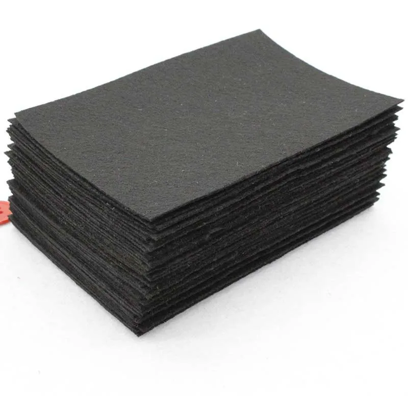 40 штук черного цвета 1 мм Жесткая фетровая ткань для вышивки Diy шитья ручной работы фетровая ткань Fieltro feltro Nonwoven Colth