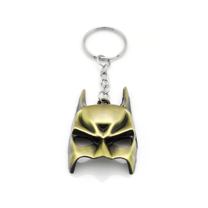 

Superhero Euramerican Style The Avengers Series Moives Theme Batman Mask Keychain For Keys Trinket Key Holder Male Present Gift