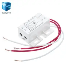 220 В переменного тока 50 Гц Автоматический Инфракрасный датчик Переключатель PIR микроволновый радар Датчик движения тела Модуль Регулируемый для диапазона расстояния времени